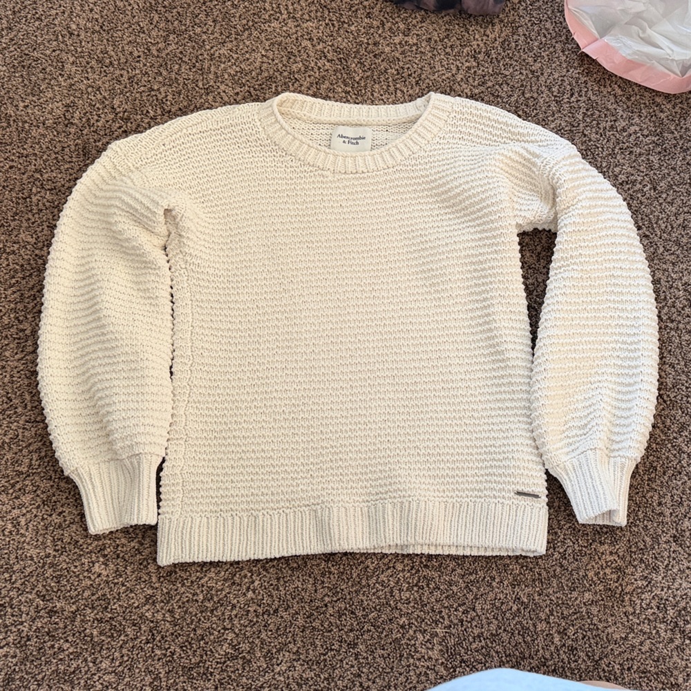 Abercrombie & Fitch Women's Cream Sweater